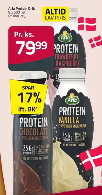 Fleggaard Arla Protein Drik tilbud