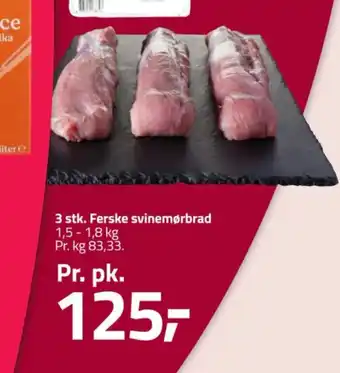 Fleggaard 3 stk. Ferske svinemørbrad tilbud