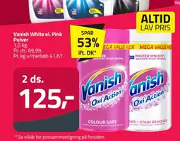 Fleggaard Vanish White el. Pink Pulver tilbud