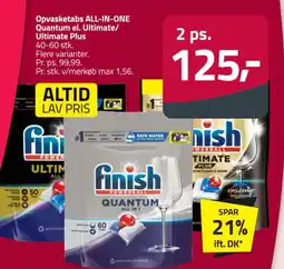 Fleggaard Opvasketabs ALL-IN-ONE Quantum el. Ultimate/ Ultimate Plus tilbud