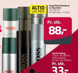 Fleggaard Hugo Boss Deospray el. Deo Stick tilbud