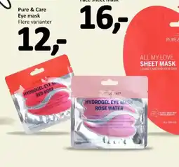 Normal Pure & Care Eye mask Flere varianter tilbud