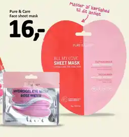 Normal Pure & Care Face sheet mask tilbud