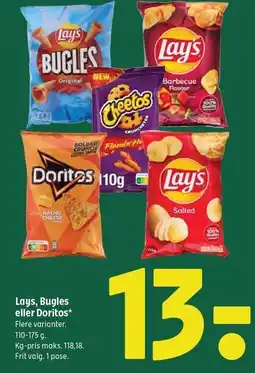 Coop 365 Lays, Bugles eller Doritos tilbud