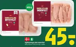 Coop 365 Kyllingebryst eller inderfilet tilbud