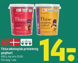 Coop 365 Thise økologisk proteinrig yoghurt tilbud