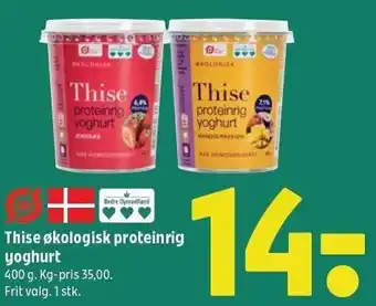 Coop 365 Thise økologisk proteinrig yoghurt tilbud