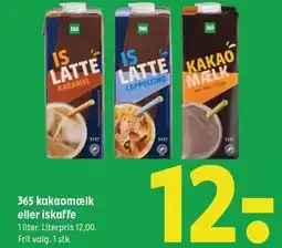 Coop 365 365 kakaomælk eller iskaffe tilbud