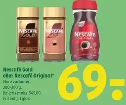 Coop 365 Nescafé Gold eller Nescafé original tilbud