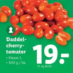 Lidl Daddel- cherry-tomater tilbud