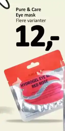 Normal Pure & care eye mask tilbud