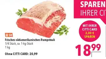 Citti Frisches südamerikanisches rumpsteak tilbud