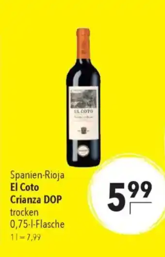 Citti Spanien-rioja el coto crianza dop tilbud