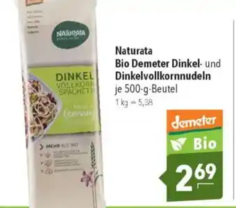 Citti Naturata bio demeter dinkel- und dinkelvollkornnudeln tilbud