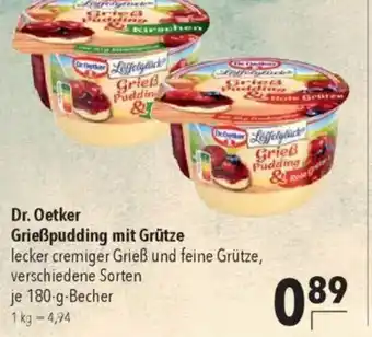 Citti Dr. oetker grießpudding mit grütze tilbud