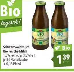 Citti Schwarzwaldmilch bio frische milch tilbud