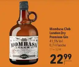 Citti Mombasa club london dry premium gin tilbud