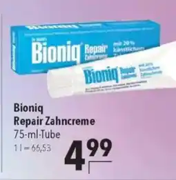 Citti Bioniq repair zahncreme tilbud