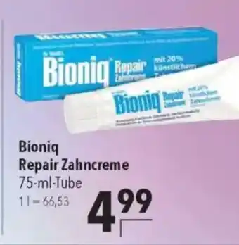 Citti Bioniq repair zahncreme tilbud