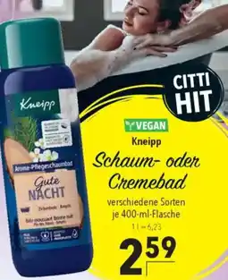 Citti Schaum- oder cremebad tilbud