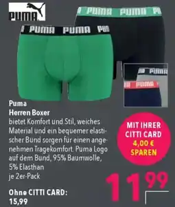 Citti Puma herren boxer tilbud