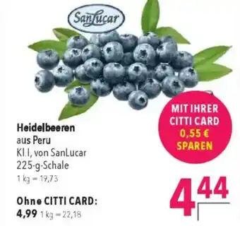 Citti Heidelbeeren tilbud