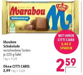 Citti Marabou schokolade tilbud