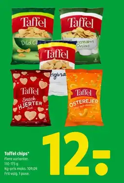 Coop 365 TAFFEL chips tilbud