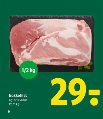 Coop 365 Nakkefilet tilbud