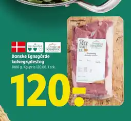 Coop 365 Danske Egnsgårde kalvegrydesteg tilbud