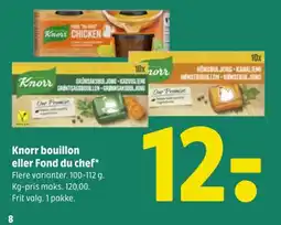 Coop 365 KNORR bouillon eller Fond du chef tilbud