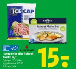 Coop 365 ICECAP rejer eller Rahbek Alaska sej tilbud