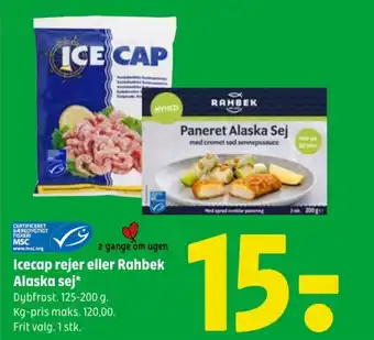 Coop 365 ICECAP rejer eller Rahbek Alaska sej tilbud