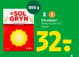 Coop 365 OTA solgryn tilbud