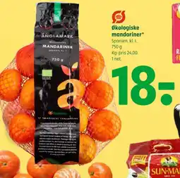 Coop 365 Økologiske mandariner tilbud