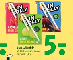 Coop 365 Sun Lolly drik tilbud