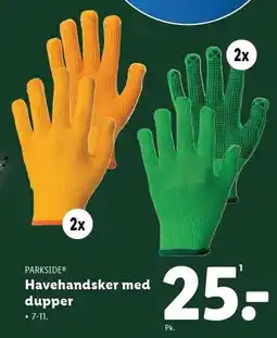 Lidl PARKSIDE Havehandsker med dupper tilbud