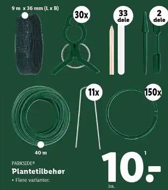 Lidl PARKSIDE Plantetilbehør tilbud