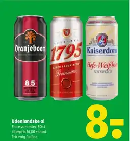 Coop 365 Udenlandske øl tilbud