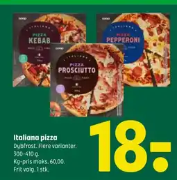 Coop 365 Italiana pizza tilbud