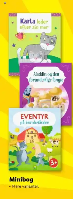 Lidl Minibog tilbud