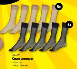 Lidl ESMARA® Knæstrømper tilbud