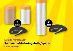 Lidl PARKSIDE PERFORMANCE® Sæt med afdækningsfolie/-papir tilbud