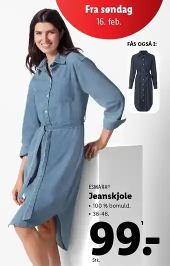 Lidl ESMARA® Jeanskjole tilbud