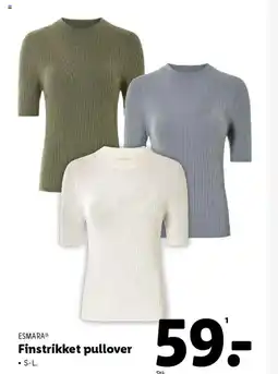 Lidl ESMARA® Finstrikket pullover tilbud