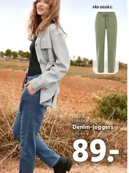 Lidl ESMARA Denim-joggers tilbud