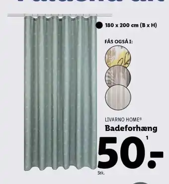 Lidl LIVARNO HOME® Badeforhæng tilbud