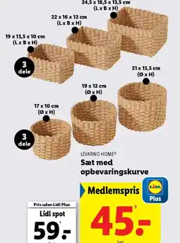 Lidl LIVARNO HOME® Sæt med tilbud