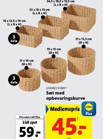 Lidl LIVARNO HOME® Sæt med tilbud