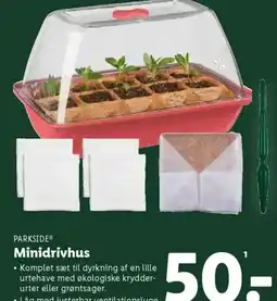 Lidl PARKSIDE® Minidrivhus tilbud